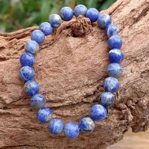 Natural Sodalite Gemstone Bracelet