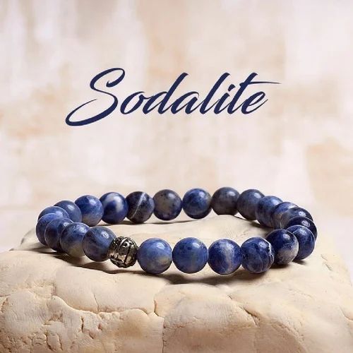 Natural Sodalite Gemstone Bracelet